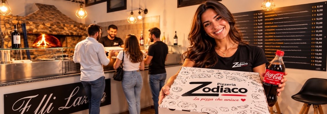 Pizza Familiare e CocaCola da Asporto